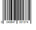 Barcode Image for UPC code 0040647001374