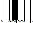 Barcode Image for UPC code 004066000073