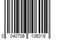 Barcode Image for UPC code 0040706106019