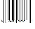 Barcode Image for UPC code 004071000051