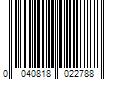 Barcode Image for UPC code 0040818022788