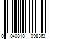 Barcode Image for UPC code 0040818098363