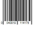 Barcode Image for UPC code 0040818114179