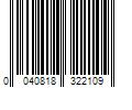 Barcode Image for UPC code 0040818322109