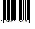 Barcode Image for UPC code 0040822343138