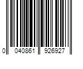 Barcode Image for UPC code 0040861926927