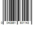 Barcode Image for UPC code 0040861931143