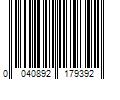 Barcode Image for UPC code 0040892179392