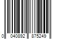 Barcode Image for UPC code 0040892875249