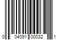 Barcode Image for UPC code 004091000321