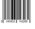 Barcode Image for UPC code 0040933143269