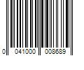 Barcode Image for UPC code 0041000008689