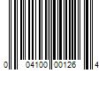 Barcode Image for UPC code 004100001264