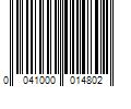 Barcode Image for UPC code 0041000014802