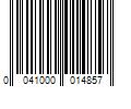 Barcode Image for UPC code 0041000014857