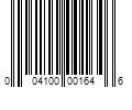 Barcode Image for UPC code 004100001646