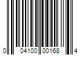 Barcode Image for UPC code 004100001684