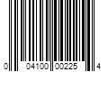 Barcode Image for UPC code 004100002254