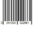 Barcode Image for UPC code 0041000022661