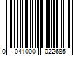 Barcode Image for UPC code 0041000022685