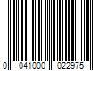 Barcode Image for UPC code 0041000022975