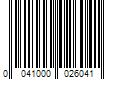 Barcode Image for UPC code 0041000026041