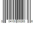 Barcode Image for UPC code 004100002636