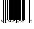 Barcode Image for UPC code 004100003077