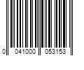 Barcode Image for UPC code 0041000053153