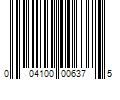 Barcode Image for UPC code 004100006375