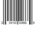 Barcode Image for UPC code 004100006689