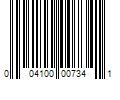 Barcode Image for UPC code 004100007341