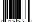 Barcode Image for UPC code 004100007723