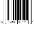 Barcode Image for UPC code 004100007921