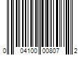 Barcode Image for UPC code 004100008072