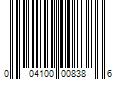 Barcode Image for UPC code 004100008386