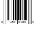 Barcode Image for UPC code 004100008409