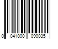 Barcode Image for UPC code 0041000090035