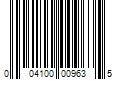 Barcode Image for UPC code 004100009635