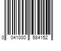 Barcode Image for UPC code 0041000584152