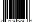 Barcode Image for UPC code 004106000056