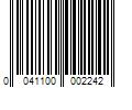 Barcode Image for UPC code 0041100002242