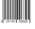 Barcode Image for UPC code 0041100006325