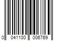 Barcode Image for UPC code 0041100006769