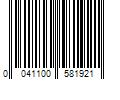 Barcode Image for UPC code 0041100581921