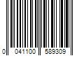 Barcode Image for UPC code 0041100589309