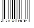 Barcode Image for UPC code 0041100598790