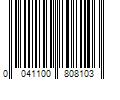 Barcode Image for UPC code 0041100808103