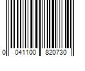 Barcode Image for UPC code 0041100820730