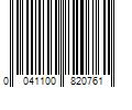 Barcode Image for UPC code 0041100820761